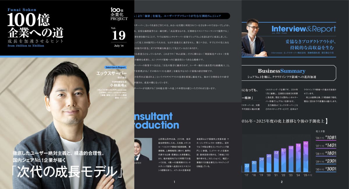 徹底したユーザー絶対主義と、構造的合理性。国内シェアNo.1企業が描く「次代の成長モデル」