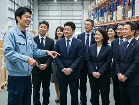 モデル企業視察による現場学習